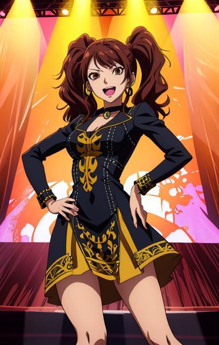 53383-2503723320-anime illustration, on stage, concert, idol, rimlights, 1girl, rise kujikawa [persona], brown short twintails, brown eyes, ornat.png